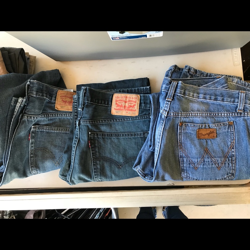 Levi’s and wrangler